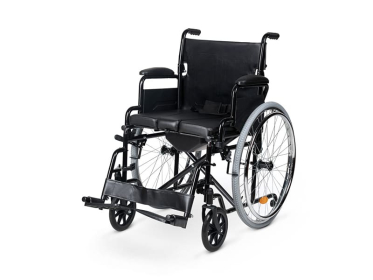 Кресло-коляска инвалидная с санитарным оснащением H011A Армед (сиденье 455 мм, колеса пневматические)