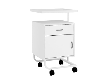 Тумба медицинская прикроватная АСК ТМ.13.02 (с поворотным столиком)