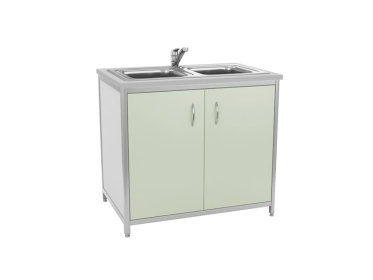 Стол лабораторный с мойкой МК-Л-05 Лавкор (зеленый чайный)