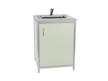 Стол лабораторный с мойкой МК-Л-01 Лавкор (зеленый чайный)