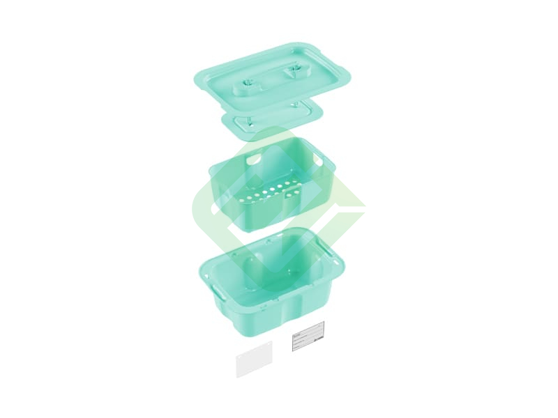 Контейнер для дезинфекции ЕДПО-1, бирюзовый