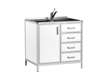 Стол лабораторный с мойкой АСК СЛМ.02.01 Оптима