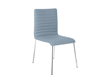 Стул офисный Line (голубой, каркас полиалюминий)
