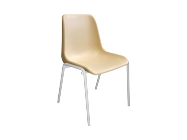 Стул медицинский Техсервис М22 (пластик бежевый, каркас белый)