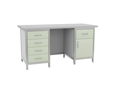 Стол лабораторный СЛТК-Л-05 Лавкор (зеленый чайный)