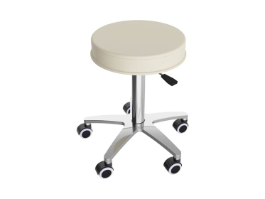 Табурет лабораторный пневмопружина ТЛ МСК-228 (бежевый, каркас хром)