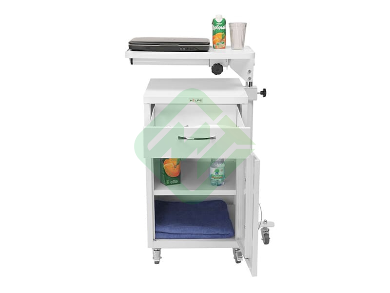 Тумба медицинская металлическая Промет МД ТП-9 (с поворотным столиком)