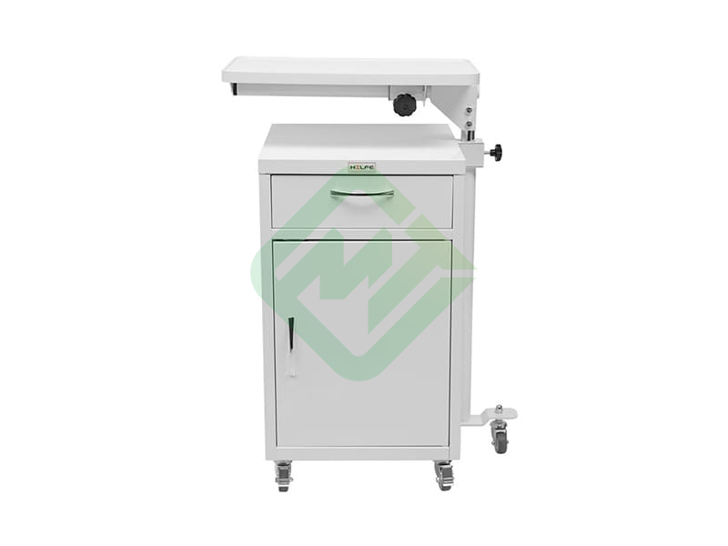 Тумба медицинская металлическая Промет МД ТП-9 (с поворотным столиком)