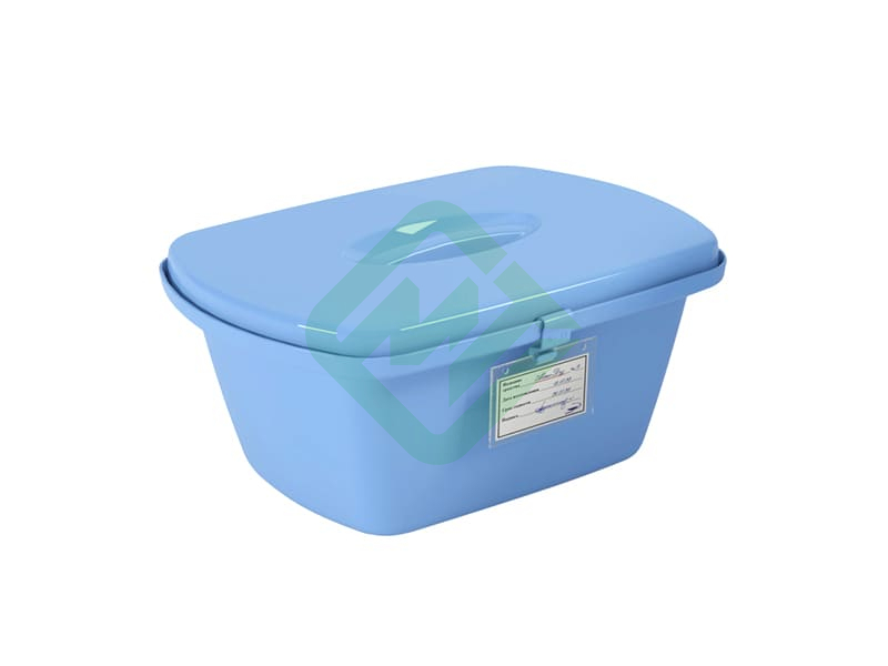 Тележка медицинская для контейнеров ТК-01 Кронт (с контейнерами КДС-3 и КДС-5)