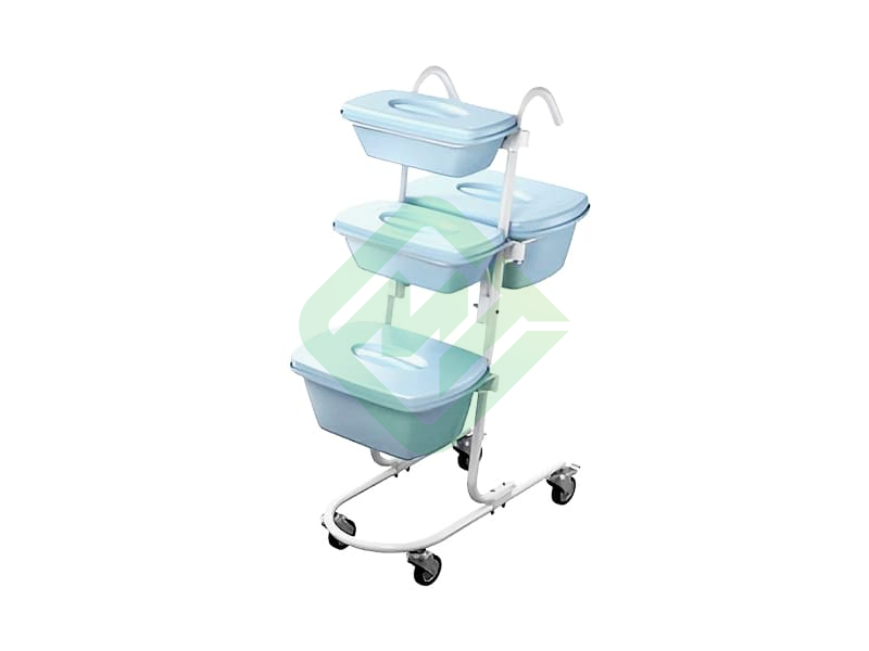 Тележка медицинская для контейнеров ТК-01 Кронт (с контейнерами КДС-3 и КДС-5)